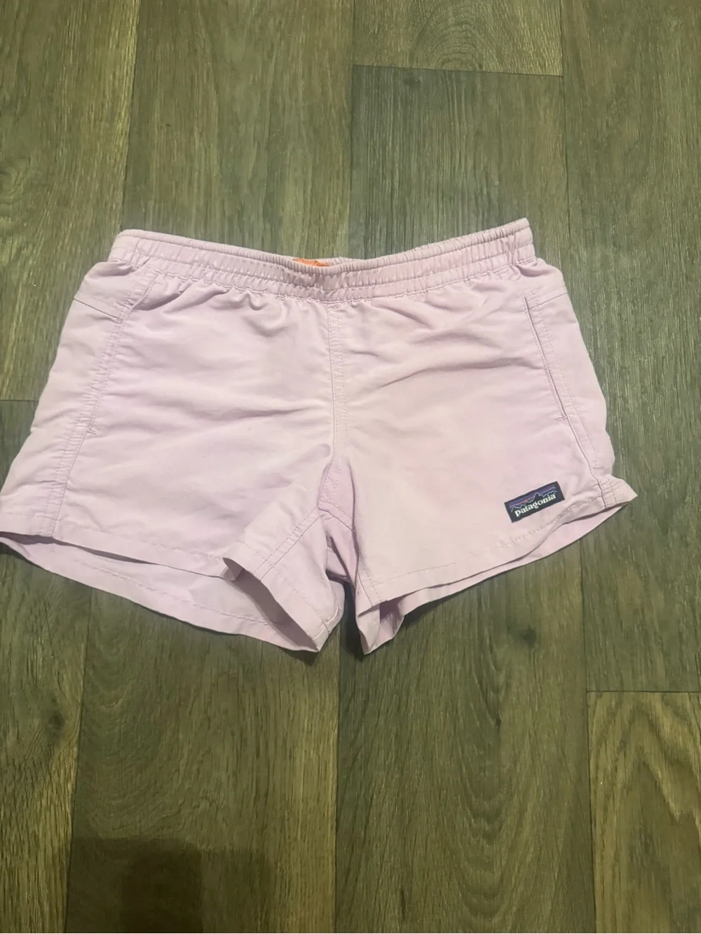 Patagonia Women's Light Pink Elastic Waist Athletic Shorts